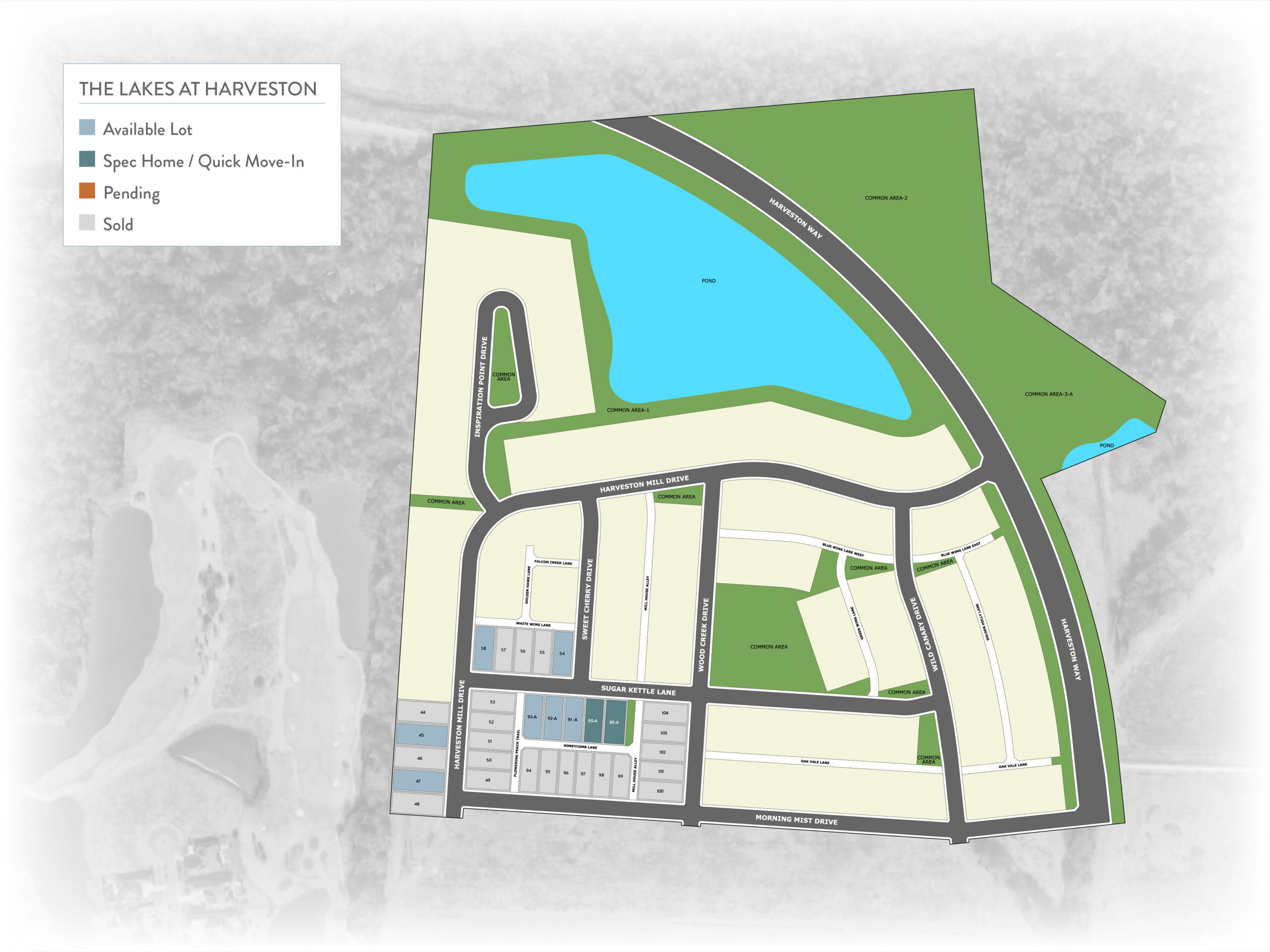 Lakes at Harveston Map_12.16.25